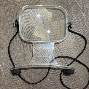 Bausch & Lomb Clear Magnifier with neck strap for Crafting Reading